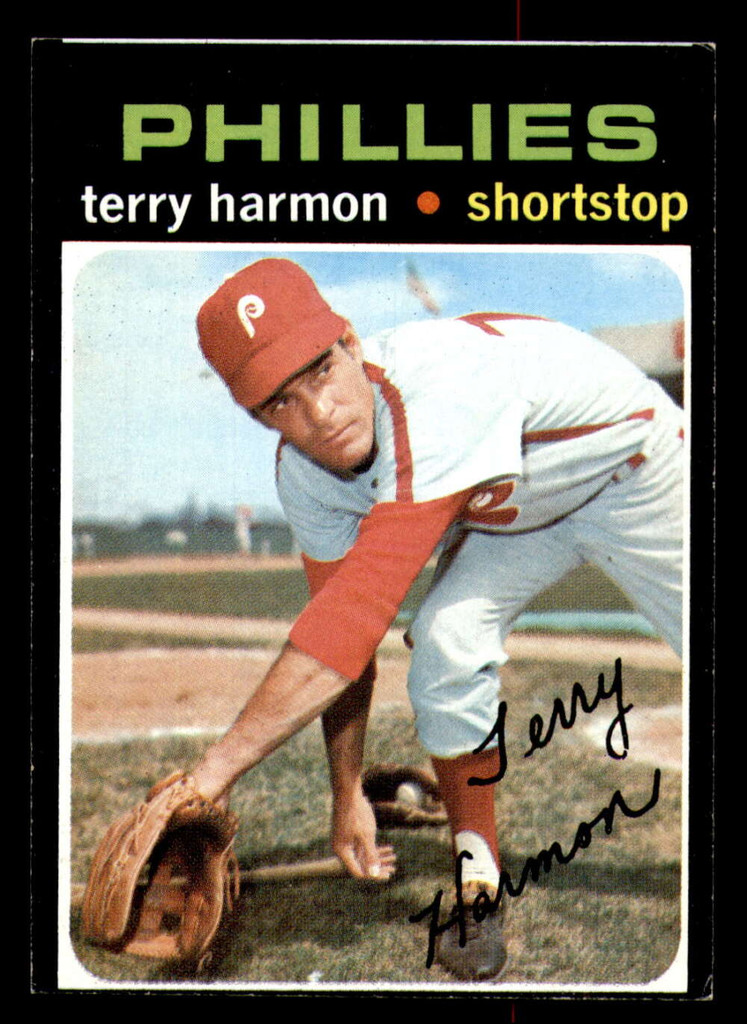 1971 Topps #682 Terry Harmon Miscut Phillies ID:373134