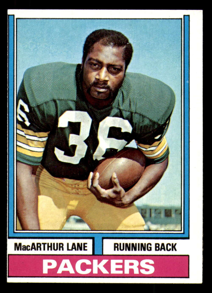 1974 Topps #90 MacArthur Lane Miscut Packers ID:373720