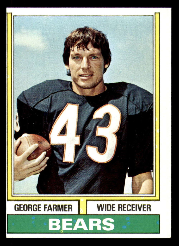 1974 Topps #71 George Farmer Miscut Bears ID:373773