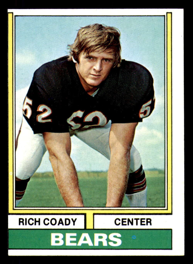 1974 Topps #18 Rich Coady Miscut Bears ID:373786