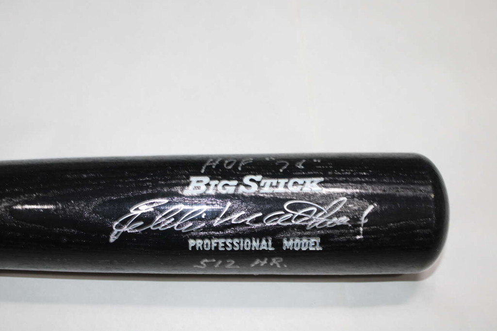 Eddie Mathews Bat Signed Auto PSA/DNA Authenticated HOF 74 512 HR Braves