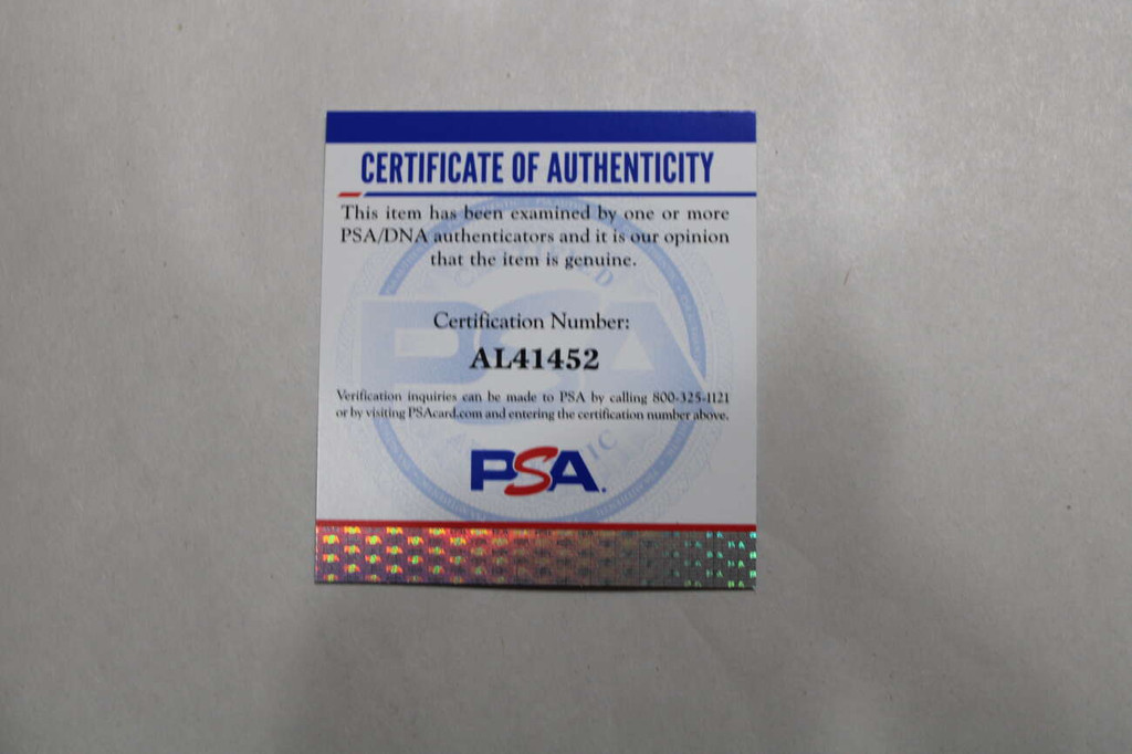 Pete Rose  National League Champs PSA/DNA Authenticated Black Reds