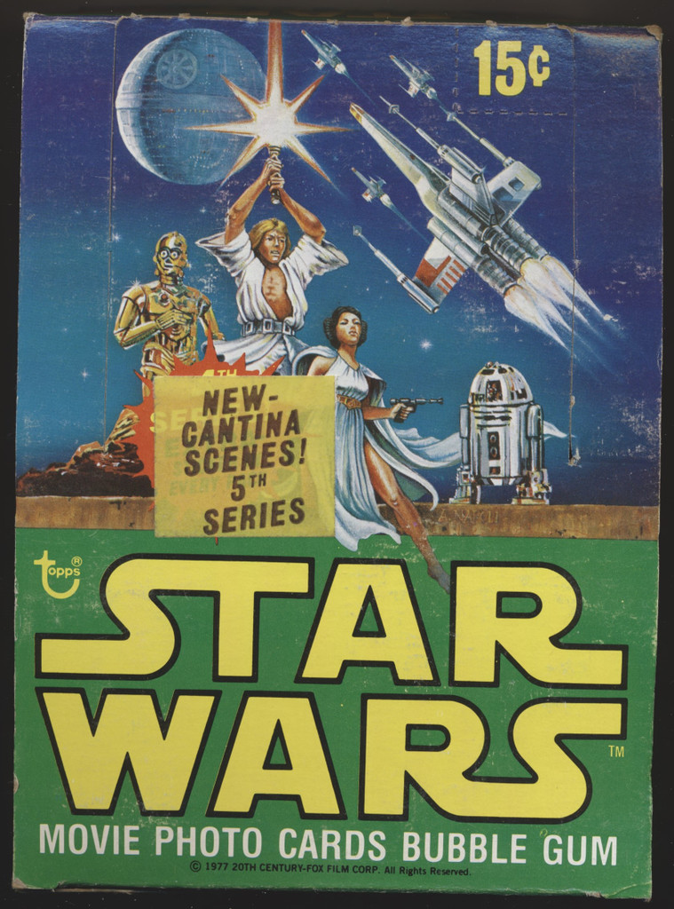 1977 Topps Star Wars 5th (Square 5th Series)Series Empty Display Box  #*sku35196@