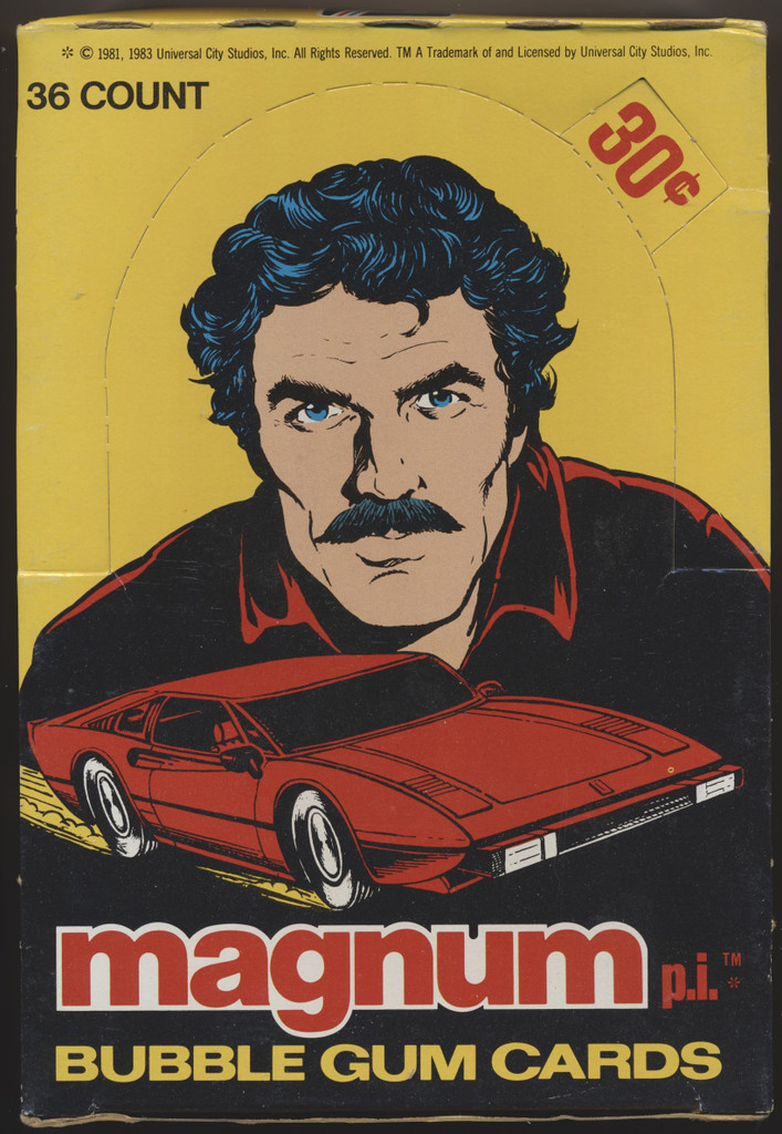 1983 Donruss Magnum P I Empty Display Box  #*sku35200@