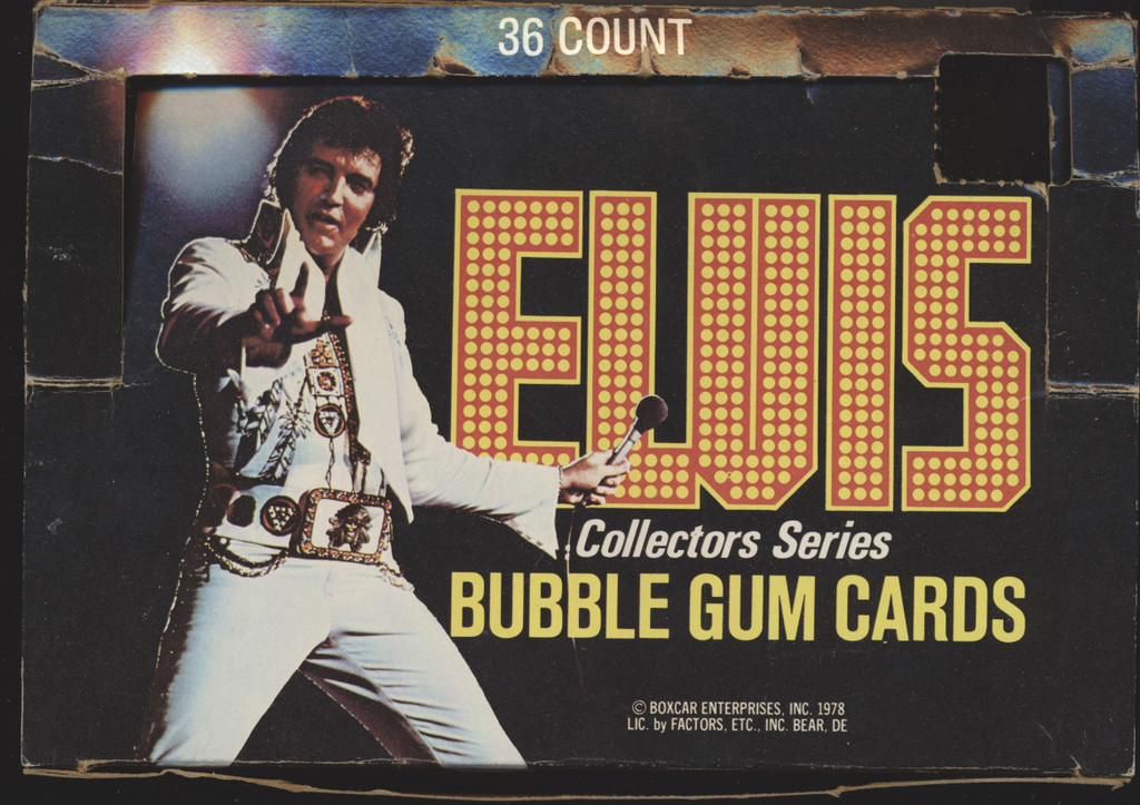 1978 Donruss  Elvis Empty Display Box  #*