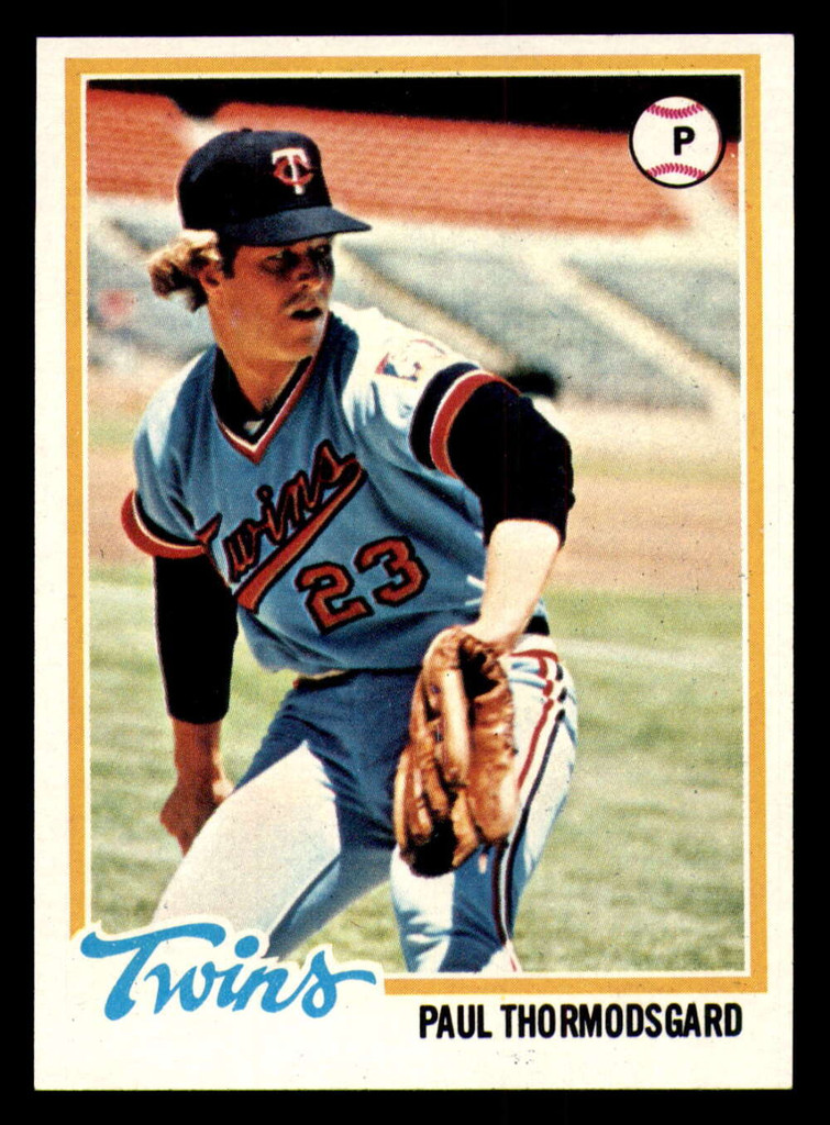 1978 Topps #162 Paul Thormodsgard Near Mint+ RC Rookie  ID: 374474