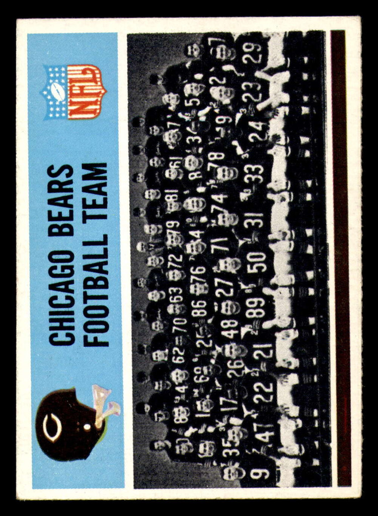1966 Philadelphia #27 Bears Team Excellent+  ID: 376067