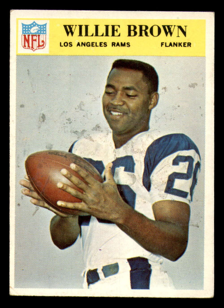 1966 Philadelphia #93 Willie Brown VG-EX 