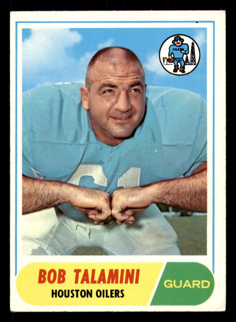 1968 Topps #68 Bob Talamini Very Good  ID: 376256