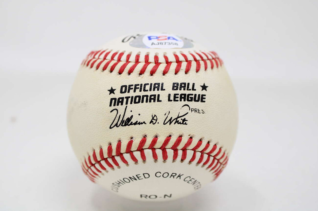 Philip Henry Niekro "Knucksie ONL Signed Auto Baseball PSA/DNA Yankees Braves Full name