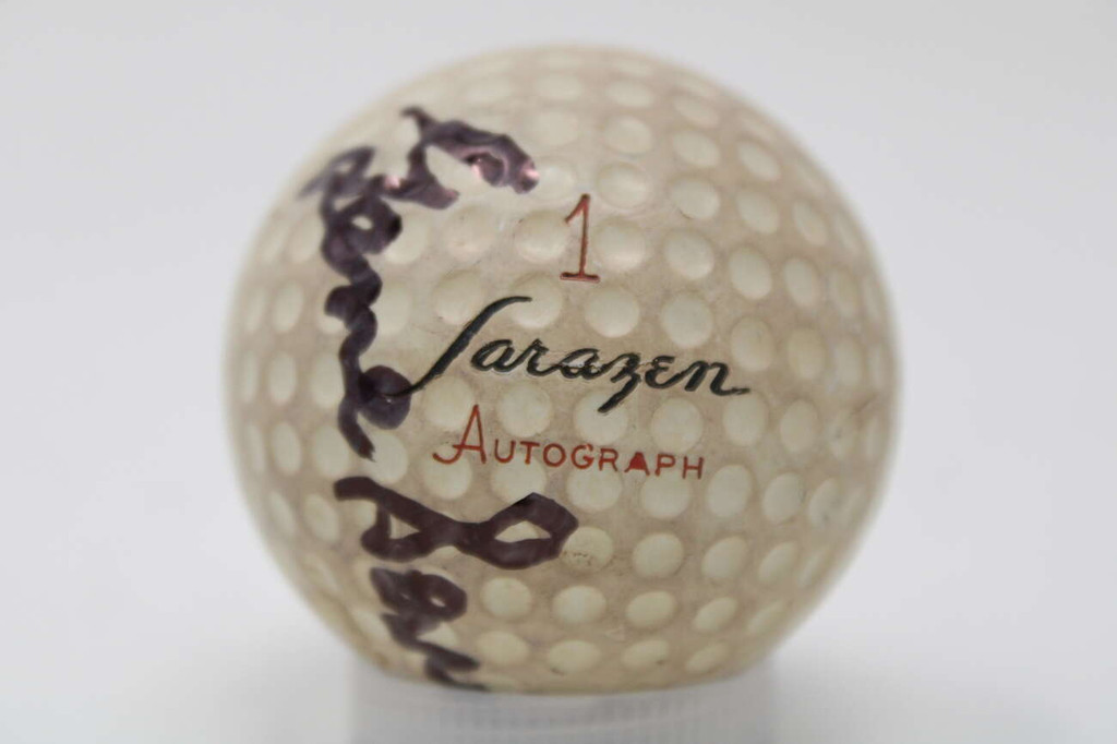 Gene Sarazen Sarazen 1 Golf Ball Signed Auto PSA/DNA