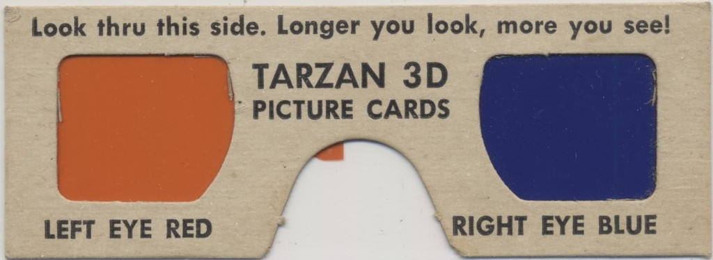 1953 Topps Tarzan 3D Glasses  #*sku35244