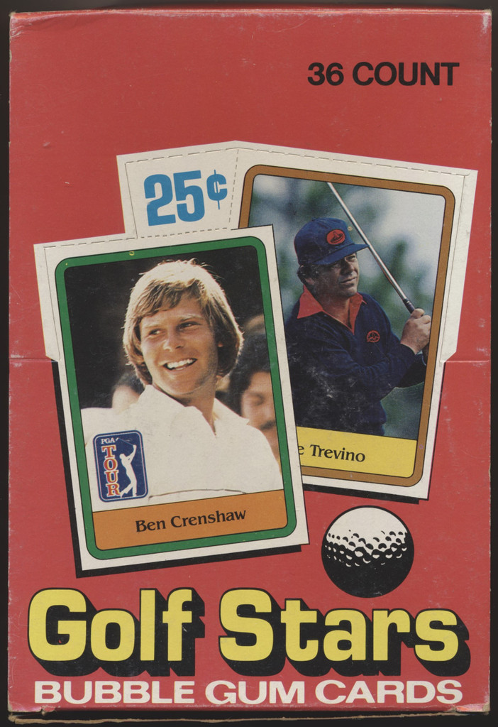 1980 Donruss Golf Stars Empty Display Box  #*sku35249