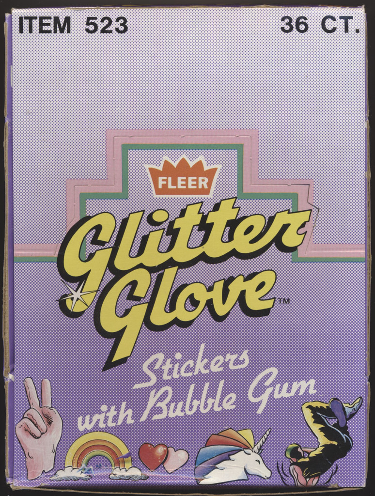 1984 Fleer Glitter Glove Empty Display Box  #*sku35251