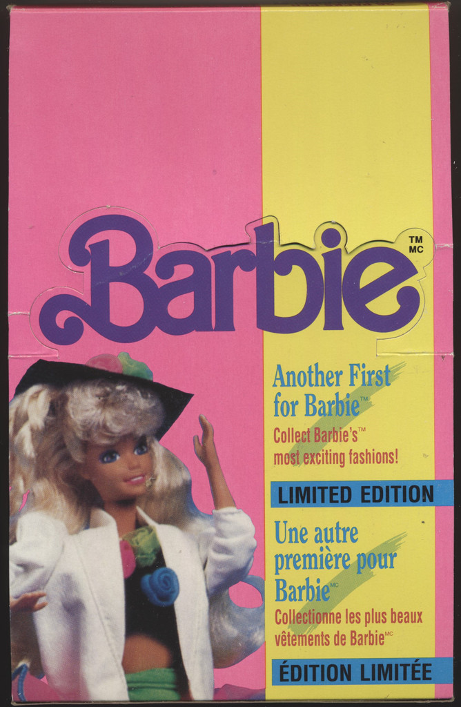 1993 Panini Canada  Barbie Empty Display Box  #*sku35282