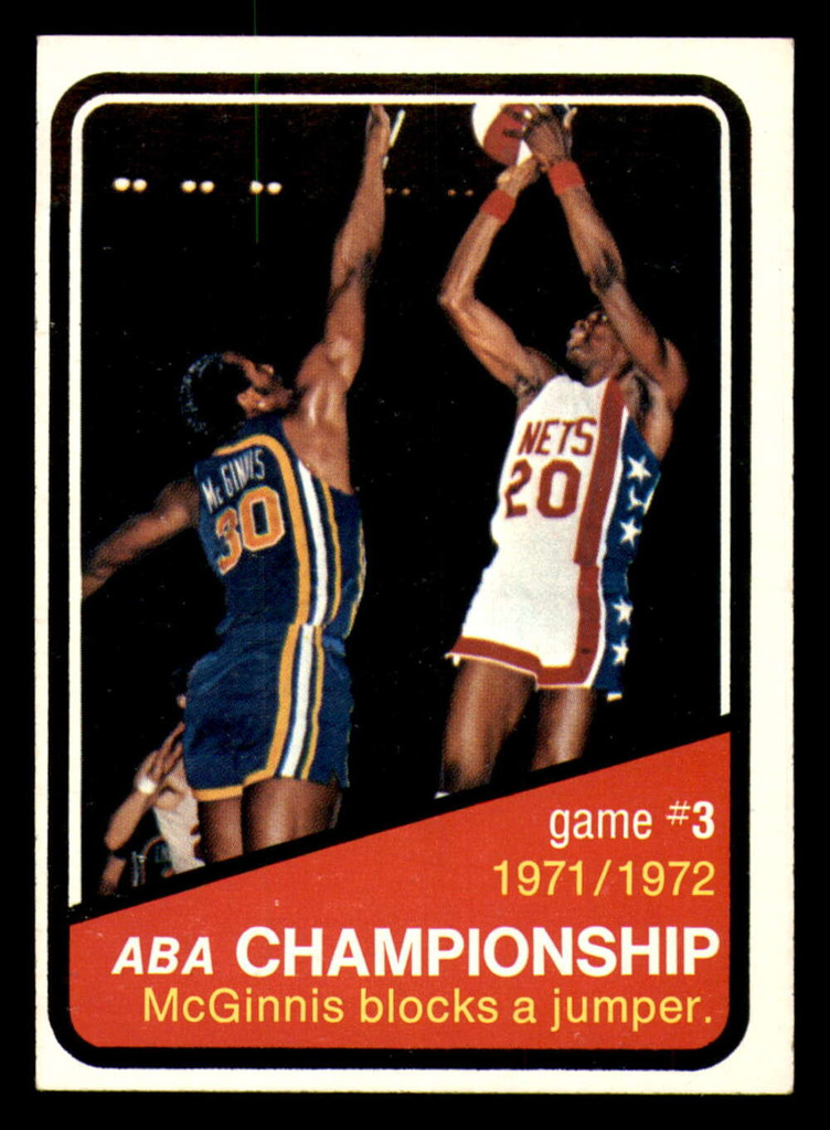 1972-73 Topps #243 ABA Playoffs Game 3 Ex-Mint  ID: 377763