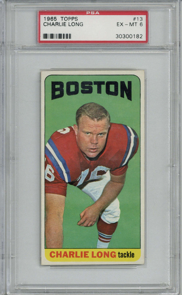 1965 Topps #13 Charles Long PSA 6 EX-Mint  ID: 378273