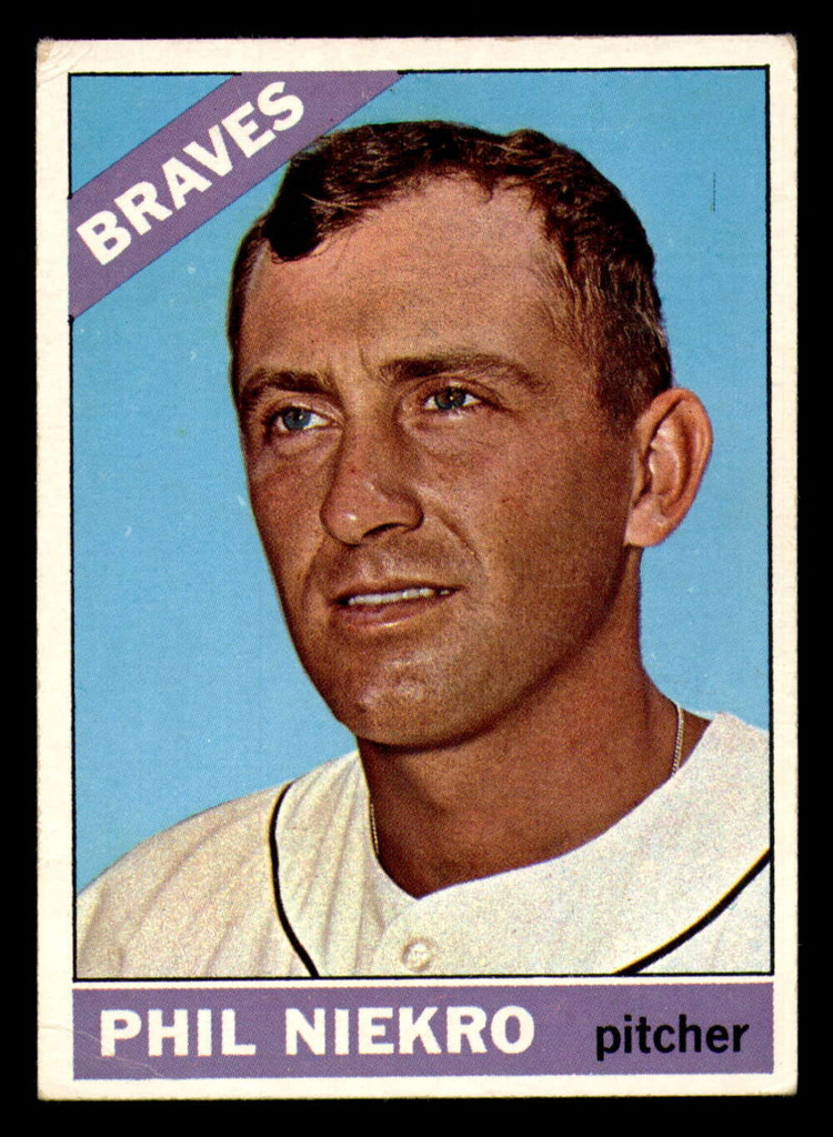 1966 Topps #28 Phil Niekro G-VG  ID: 380293