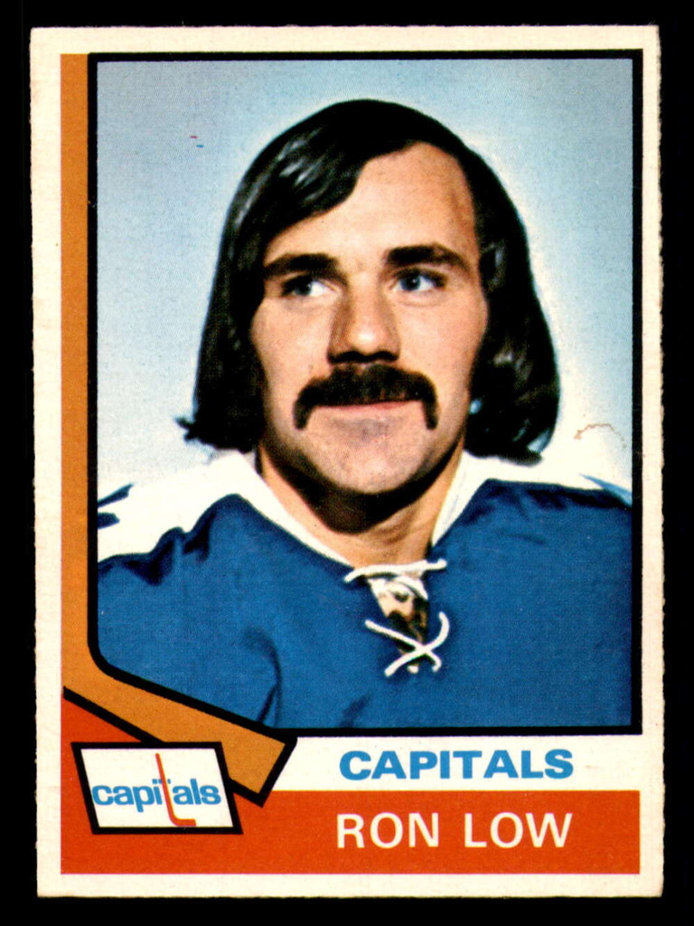 1974-75 O-Pee-Chee #39 Ron Low Excellent+ 