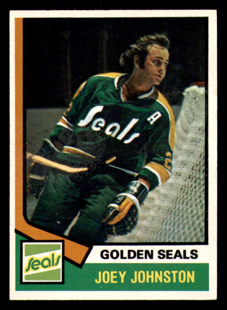 1974-75 O-Pee-Chee #185 Joey Johnston Ex-Mint 