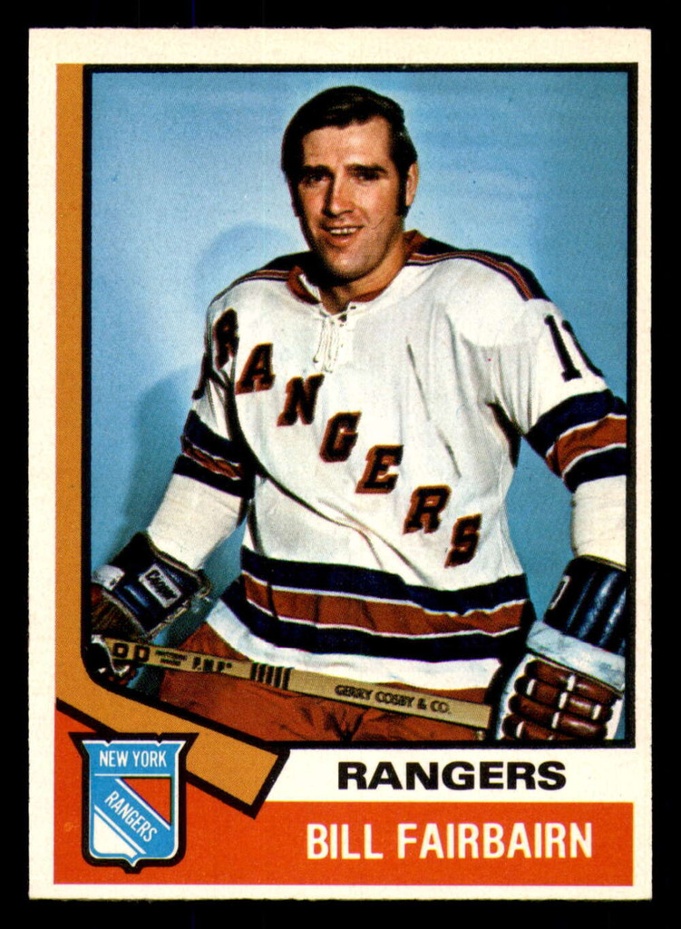 1974-75 O-Pee-Chee #231 Bill Fairbairn Ex-Mint 