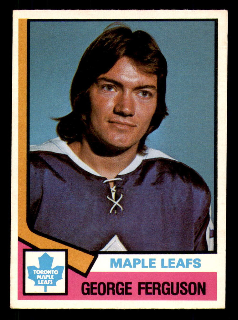 1974-75 O-Pee-Chee #302 George Ferguson Ex-Mint RC Rookie 