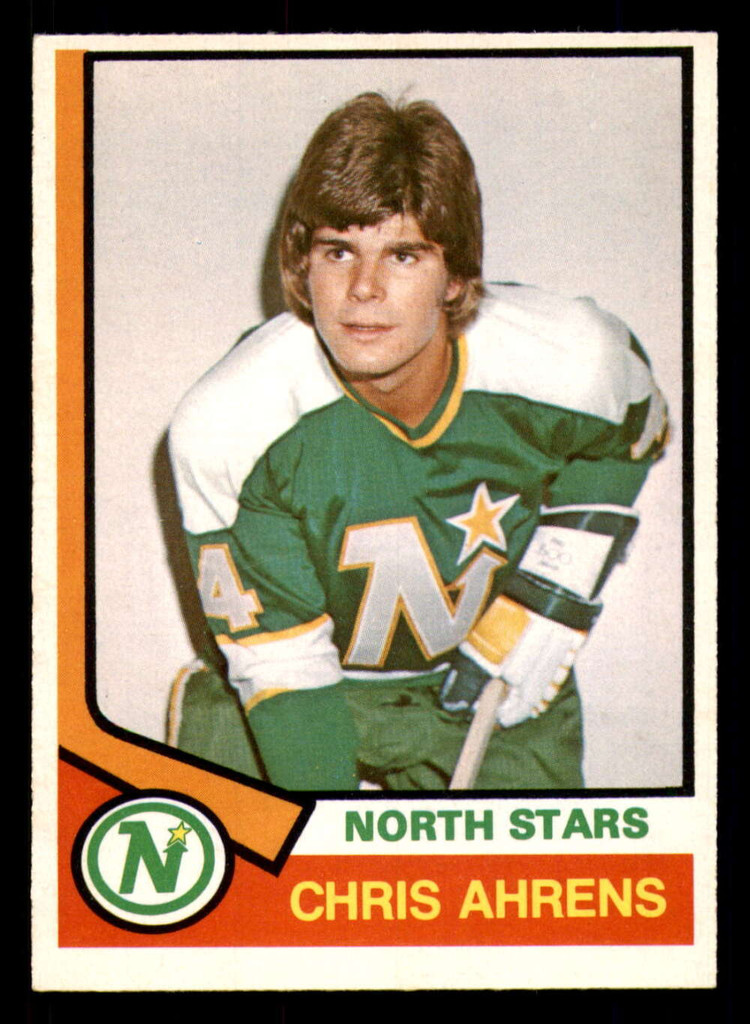 1974-75 O-Pee-Chee #346 Chris Ahrens Ex-Mint RC Rookie 