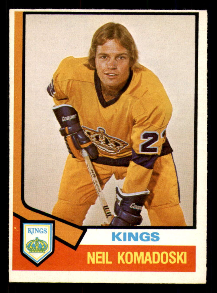 1974-75 O-Pee-Chee #358 Neil Komadoski Ex-Mint 