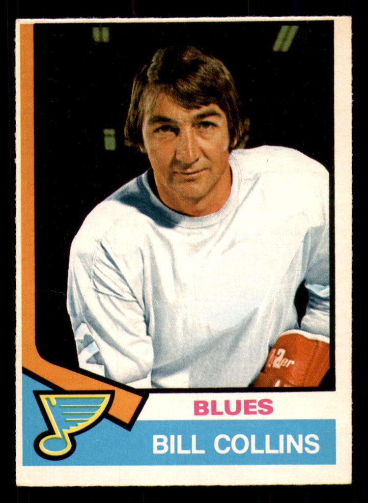 1974-75 O-Pee-Chee #364 Bill Collins Excellent+ 