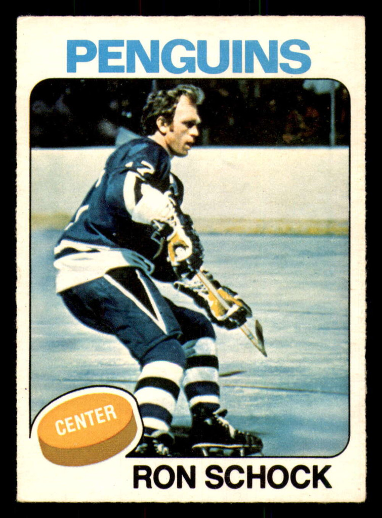 1975-76 O-Pee-Chee #75 Ron Schock Excellent+ 