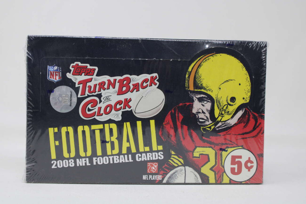 2008 Topps Turn Back the Clock Football Unopened Box Factory Sealed 36 packs