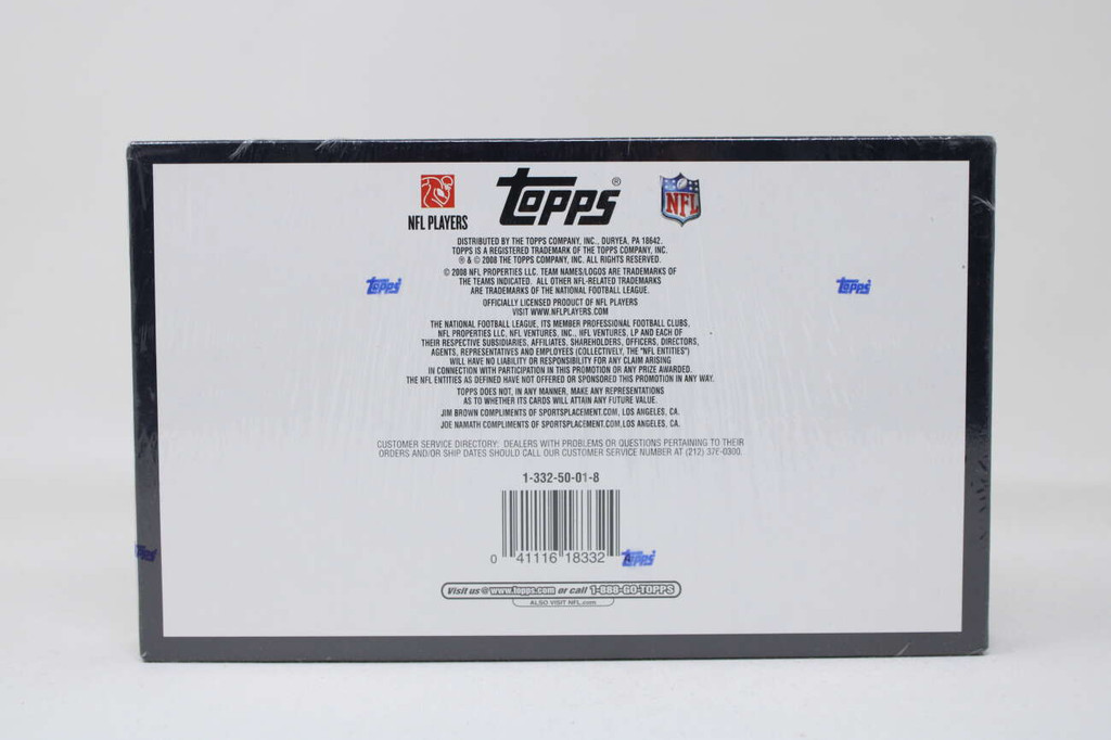 2008 Topps Turn Back the Clock Football Unopened Box Factory Sealed 36 packs