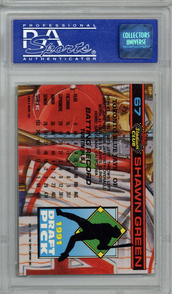 1992 Topps Stadium Club #67 Jose DeLeon PSA 9 Mint  ID: 381826