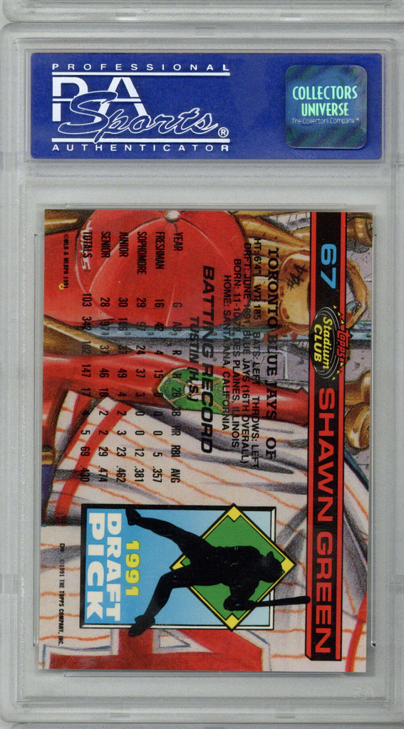 1992 Topps Stadium Club #67 Jose DeLeon PSA 9 Mint  ID: 381828