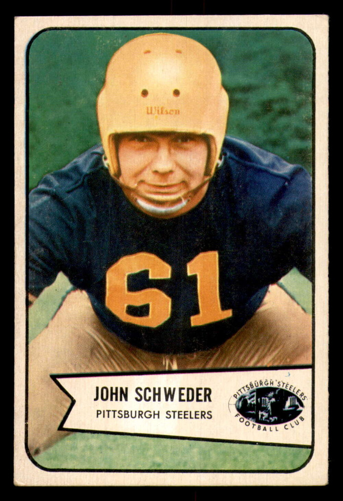 1954 Bowman #25 John Schweder Very Good  ID: 382651