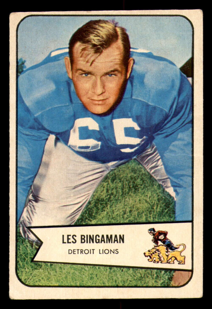 1954 Bowman #29 Les Bingaman Very Good RC Rookie  ID: 382655