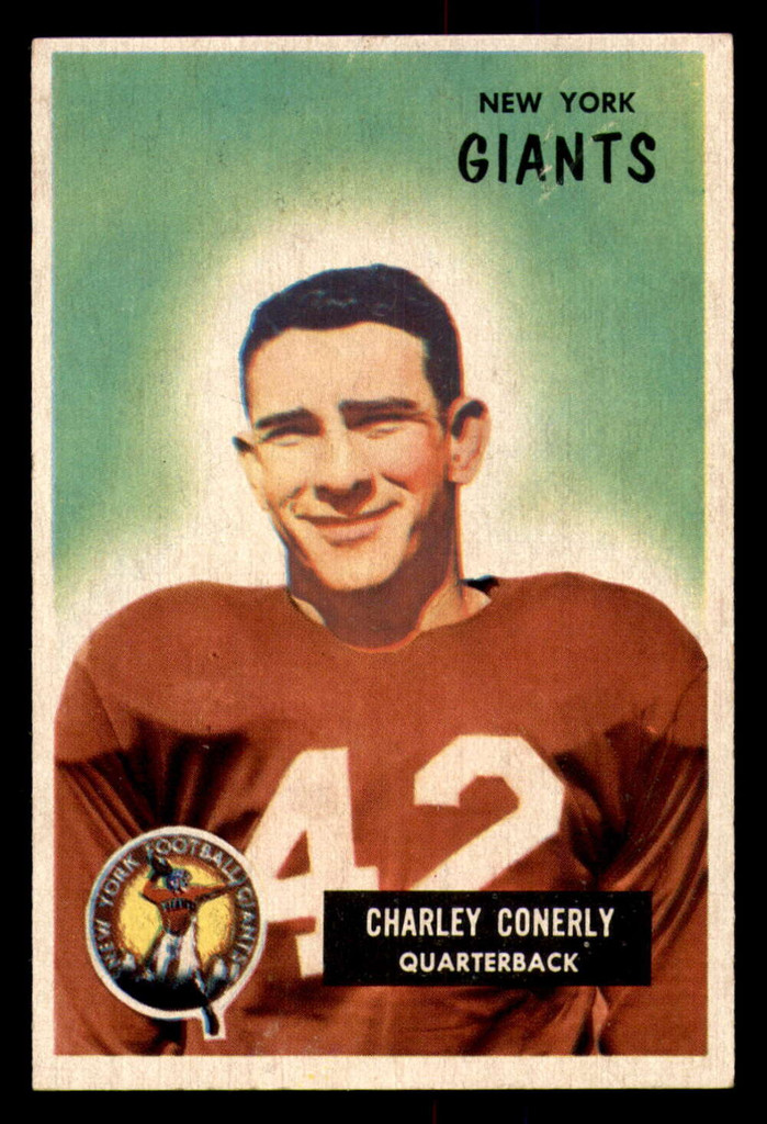 1955 Bowman #16 Charley Conerly Very Good  ID: 382691