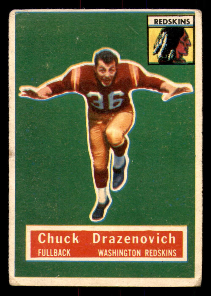 1956 Topps #37 Chuck Drazenovich Very Good SP 