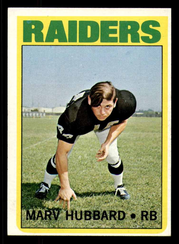 1972 Topps #54 Marv Hubbard Near Mint RC Rookie  ID: 382816