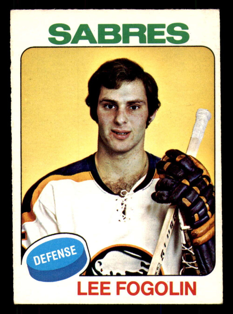 1975-76 O-Pee-Chee #306 Lee Fogolin Excellent+ RC Rookie 