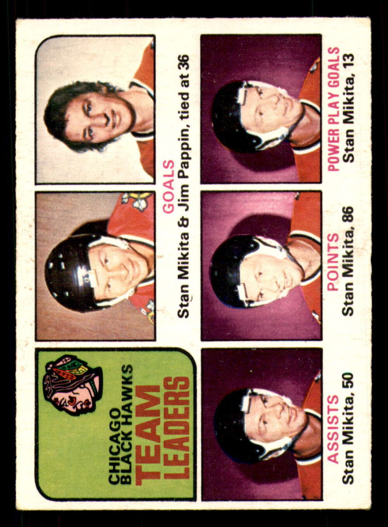 1975-76 O-Pee-Chee #317 Jim Pappin TL Excellent+ 