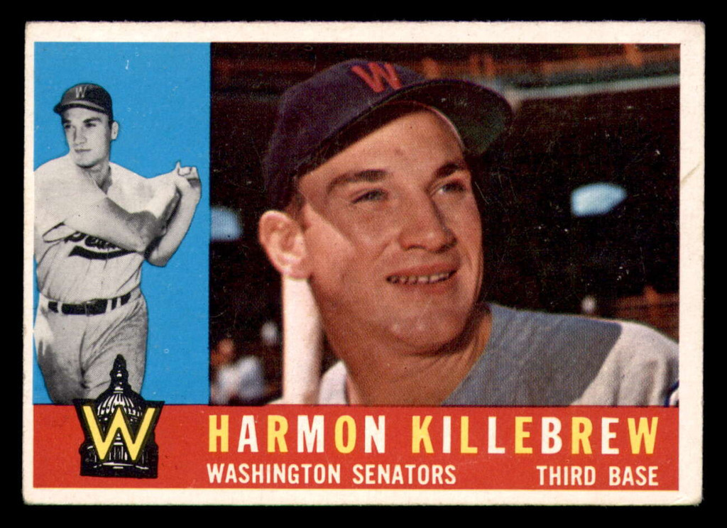 1960 Topps #210 Harmon Killebrew Very Good  ID: 383327