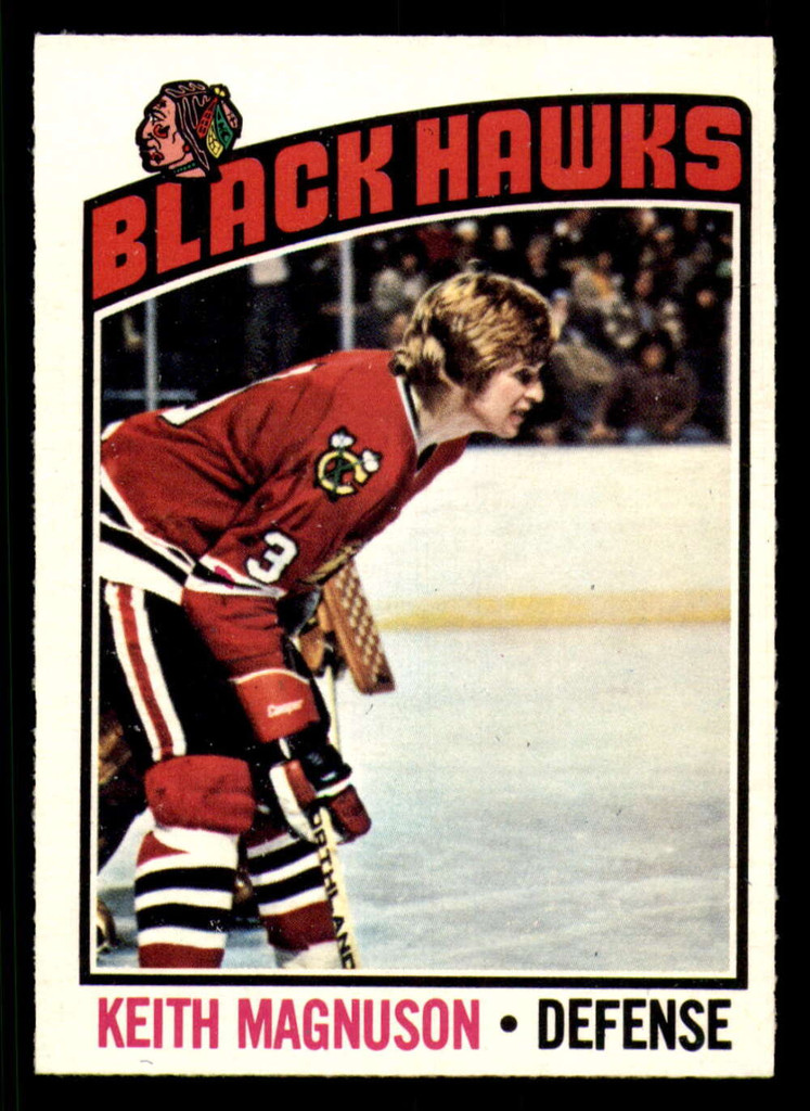 1976-77 O-Pee-Chee #125 Keith Magnuson Ex-Mint 