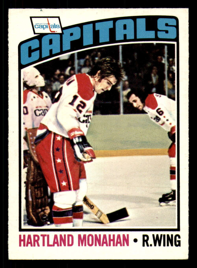 1976-77 O-Pee-Chee #203 Hartland Monahan Ex-Mint RC Rookie 