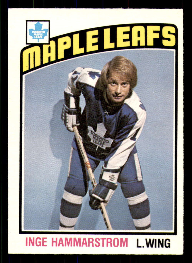 1976-77 O-Pee-Chee #358 Inge Hammarstrom Ex-Mint 