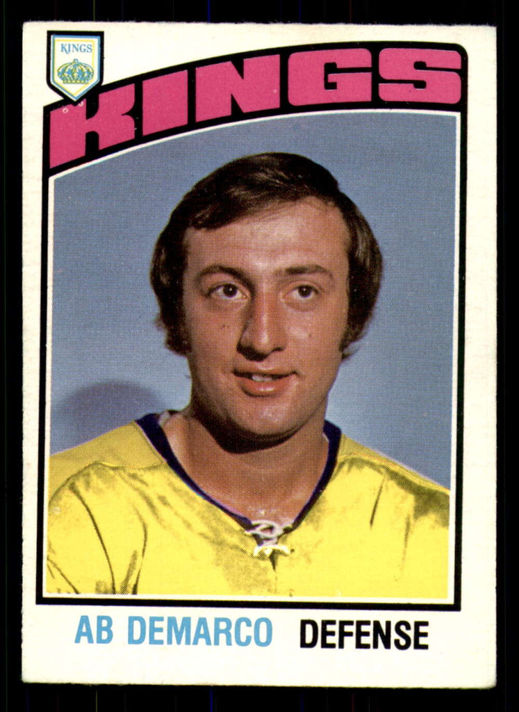 1976-77 O-Pee-Chee #374 Ab DeMarco Excellent+ 