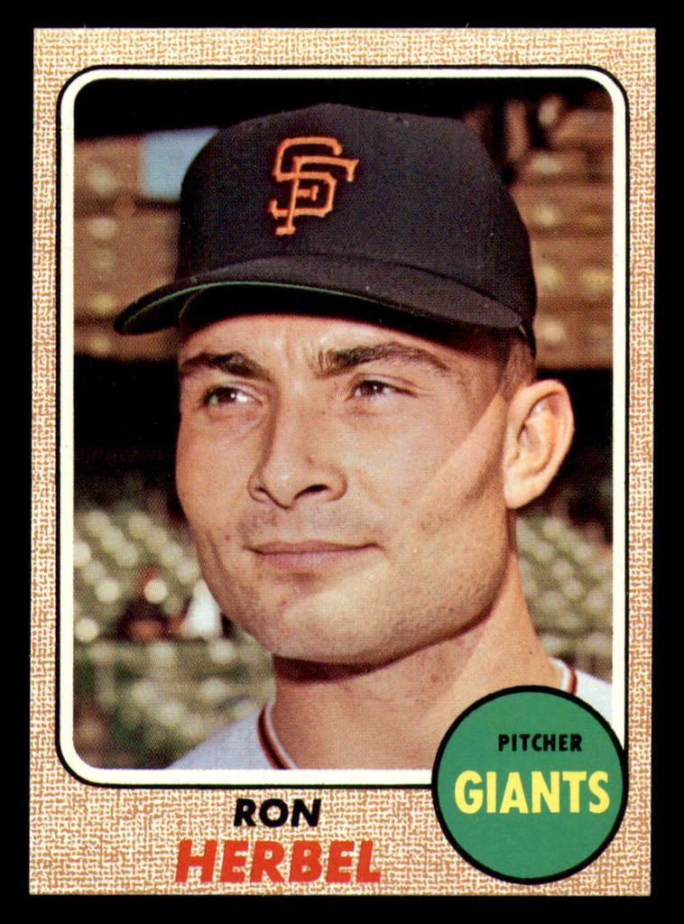 1968 Topps #333 Ron Herbel NM-Mint  ID: 383986