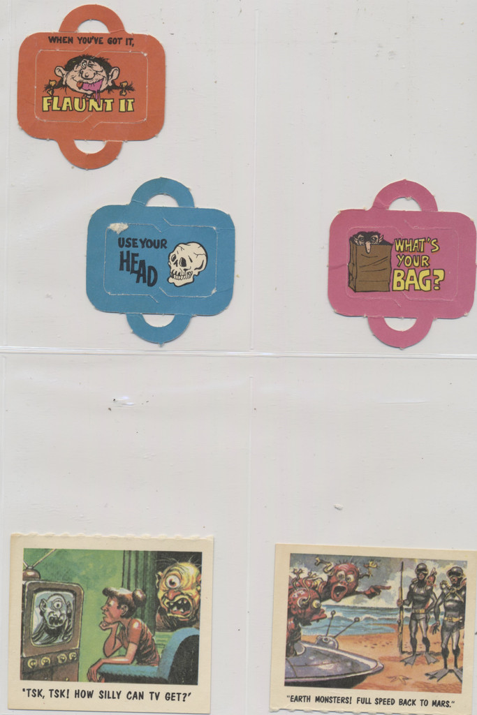 1969 Topps  Pak O' Fun Lot 8 With 4 Dups And Singles  #*sku35314