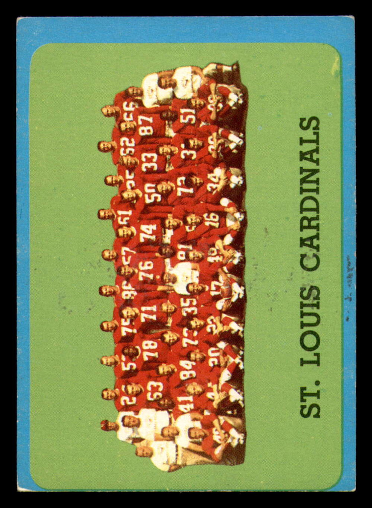 1963 Topps #157 Cardinals Team VG-EX SP 