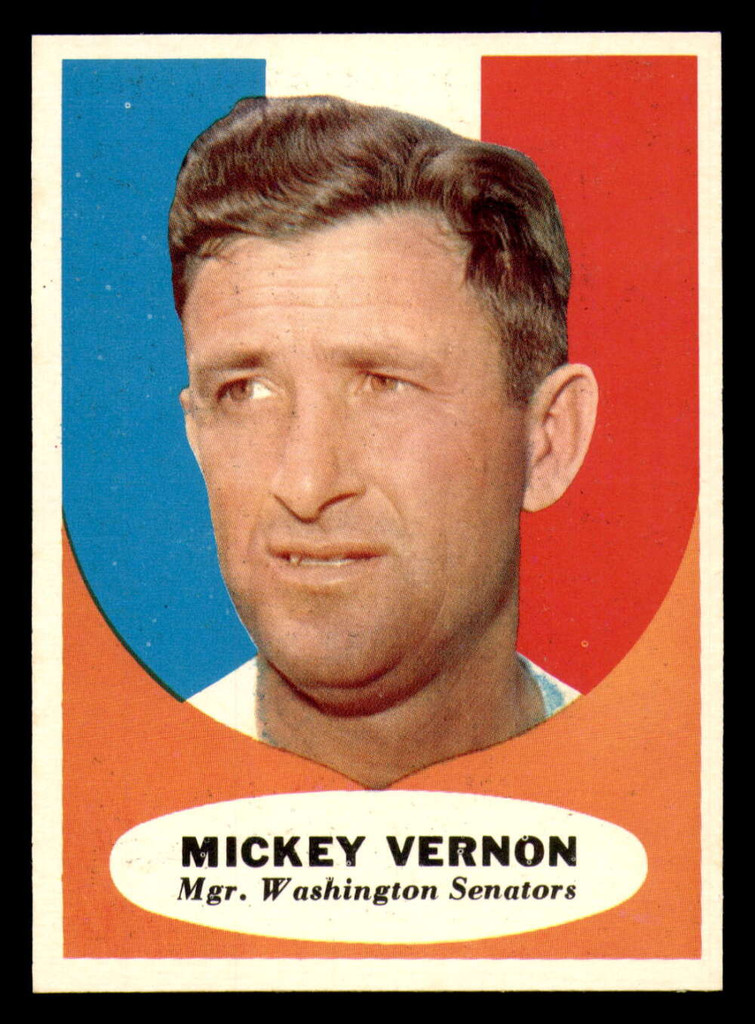 1961 Topps #134 Mickey Vernon MG NM-Mint Set Break 